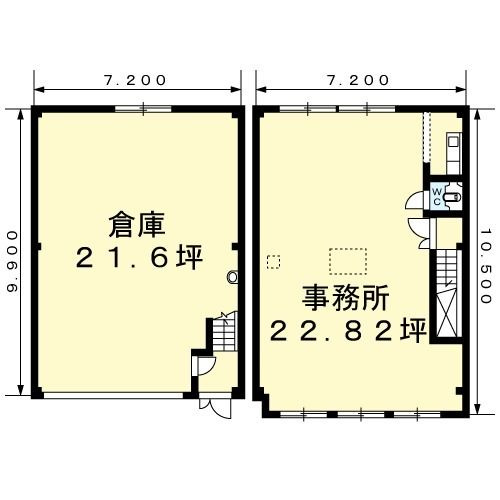 植田南２丁目倉庫付事務所