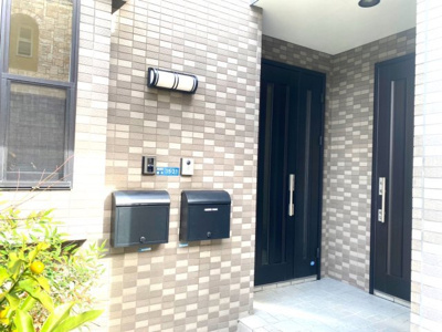 【エントランス】 | 南清和園町貸家1階 | 玄関部分です