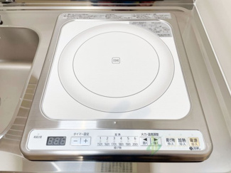 【キッチン】 | 五反田ダイヤモンドマンション | 1口IHコンロ