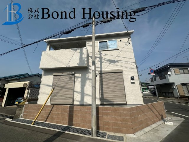 オール電化住宅　二見町東二見　未入居物件の前面道路含む現地写真