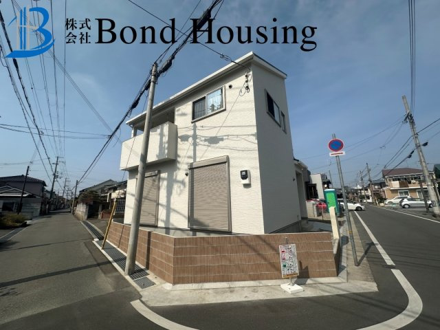オール電化住宅　二見町東二見　未入居物件の前面道路含む現地写真