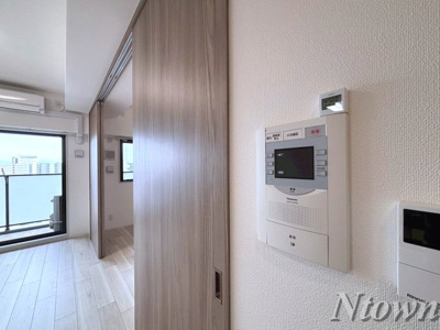 【セキュリティ】 | ディアレイシャス矢場町 | モニター付きインターホンです