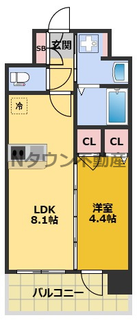 【間取り】 | ディアレイシャス矢場町 | 間取りです。