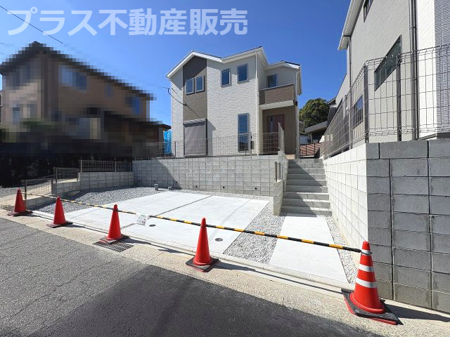 【外観】 | 糟屋郡志免町片峰中央4丁目1期　1号棟（全2棟）【仲介手数料無料・0円】 | 完成しました。物件内部もご見学頂けます。プラス不動産販売にお任せ下さい。