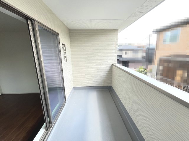 【バルコニー】 | 糟屋郡志免町片峰中央4丁目1期　1号棟（全2棟）【仲介手数料無料・0円】 | 現地写真。インナーバルコニーです。