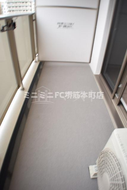 アーバネックス中崎町のバルコニー
