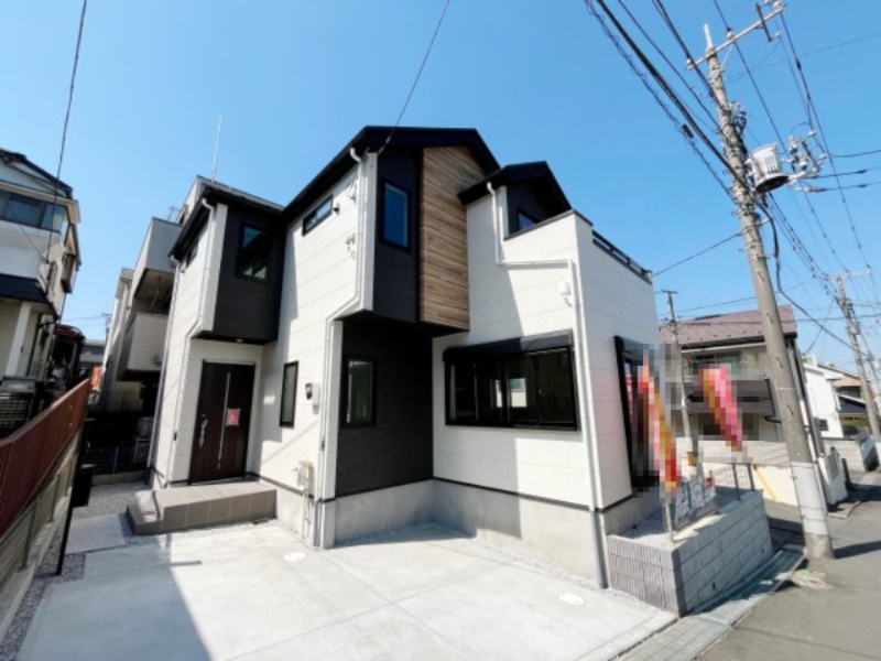 祝　成約済み　八王子市　台町　新築戸建て　６期の外観|～仲介手数料無料☆八王子ひなた不動産～　八王子市台町　新築戸建て