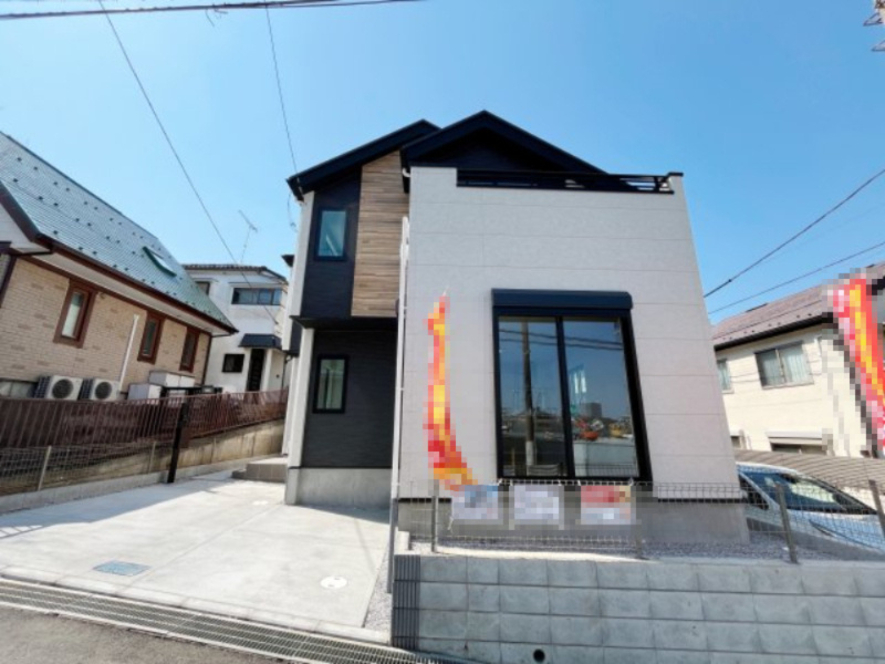 祝　成約済み　八王子市　台町　新築戸建て　６期の外観|～仲介手数料無料☆八王子ひなた不動産～　八王子市台町　新築戸建て