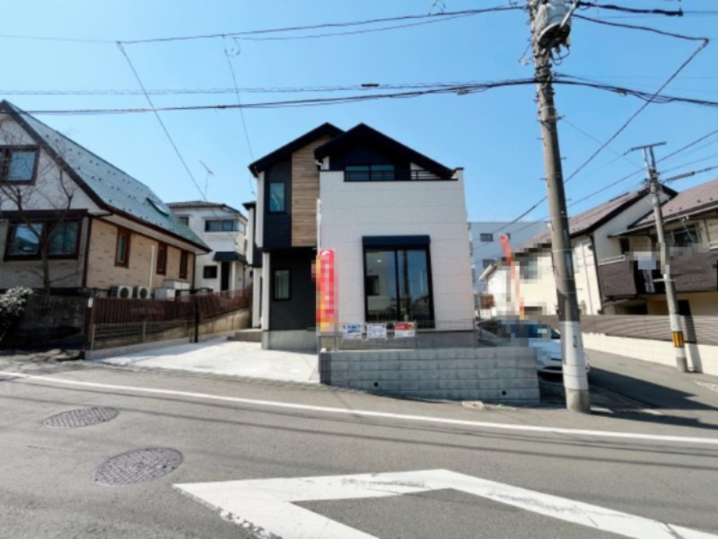 祝　成約済み　八王子市　台町　新築戸建て　６期の外観|～仲介手数料無料☆八王子ひなた不動産～　八王子市台町　新築戸建て