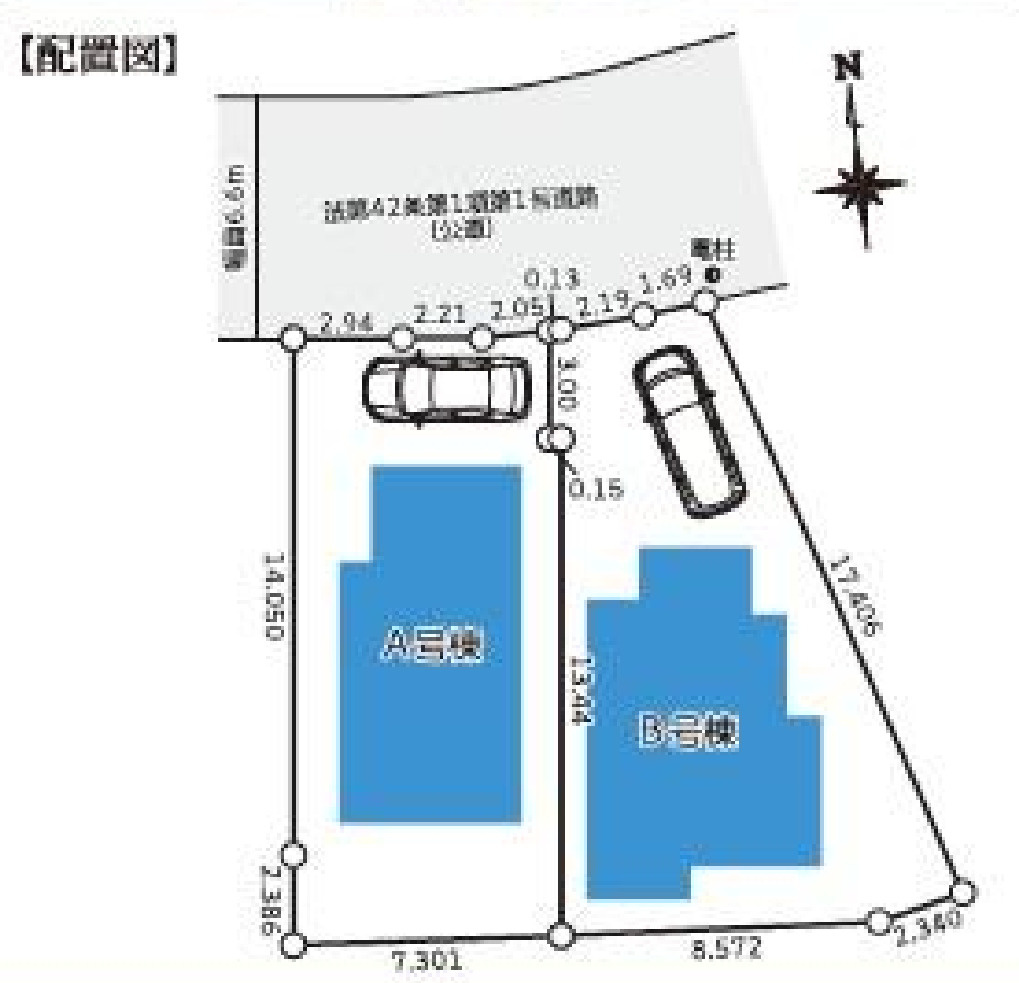 横浜市青葉区榎が丘 新築戸建【仲介手数料無料】の区画図
