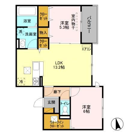 カサミエントの間取り
