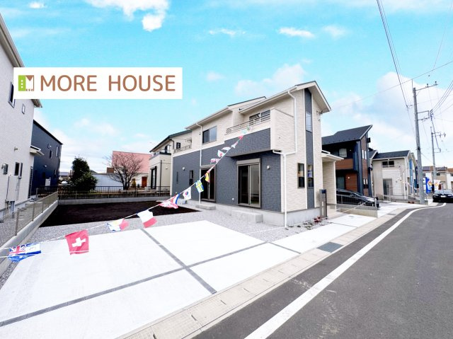 藤岡市下栗須町　新築住宅 5号棟の外観