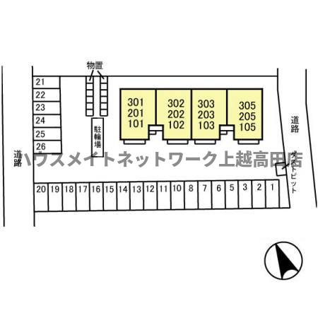 ロイヤルフローリッシュの区画図|配置図