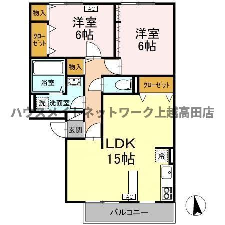 ロイヤルフローリッシュの間取り|間取図