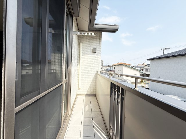 グランマスト杉井流Ⅱ A棟のバルコニー