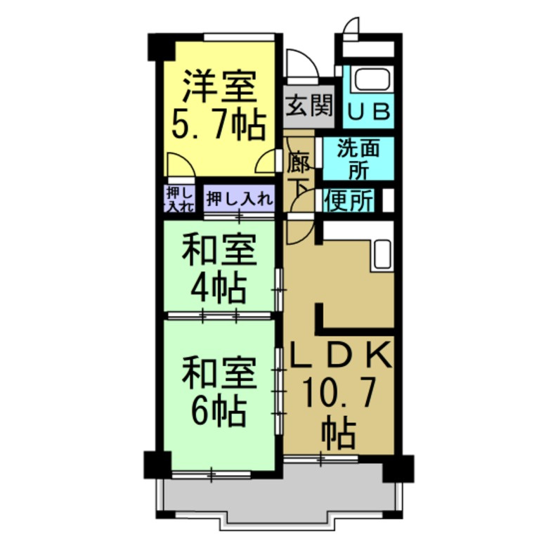 ワイズビルの間取り
