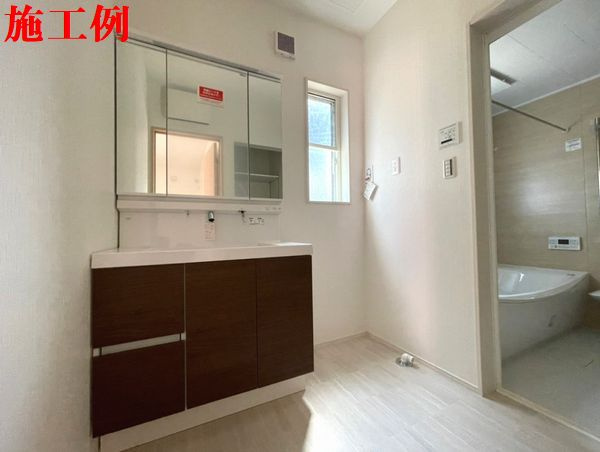 秦野市南矢名新築戸建て　6号棟の独立洗面台|独立洗面台です