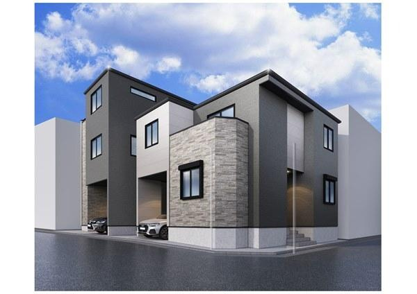 【横浜市保土ケ谷区川島町1526新築戸建て】★仲介手数料無料★（川島小学校・西谷中学校）の外観パース