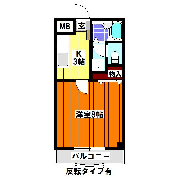 グランドール市川の間取り