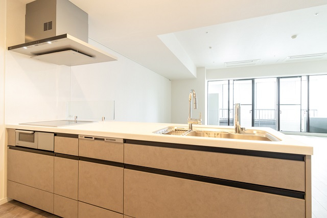 港区芝２丁目の賃貸マンションのキッチン