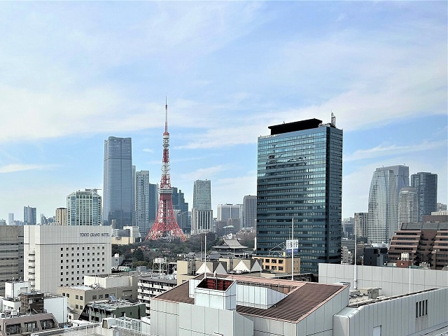 港区芝２丁目の賃貸マンションのバルコニー|眺望
