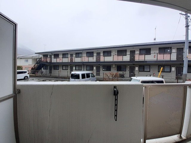 ラ．コスモスのバルコニー|落ち着いた時間を過ごせるバルコニーです