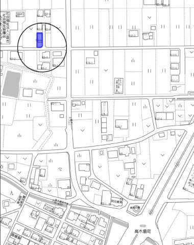 中古住宅　高木の地図