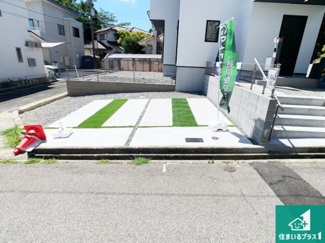 神戸市北区泉台　新築一戸建ての駐車場|駐車スペース！散水栓があるので、こまめに愛車を洗えます！