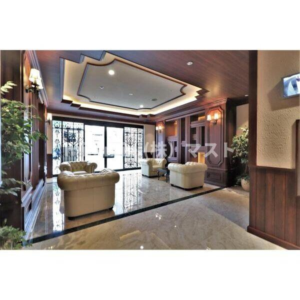 プレジオ天神橋Ⅱのロビー