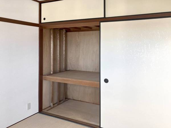 ビレッジハウス志染20号棟の収納|ビレッジハウスの同一物件・同一タイプの間取りの写真です