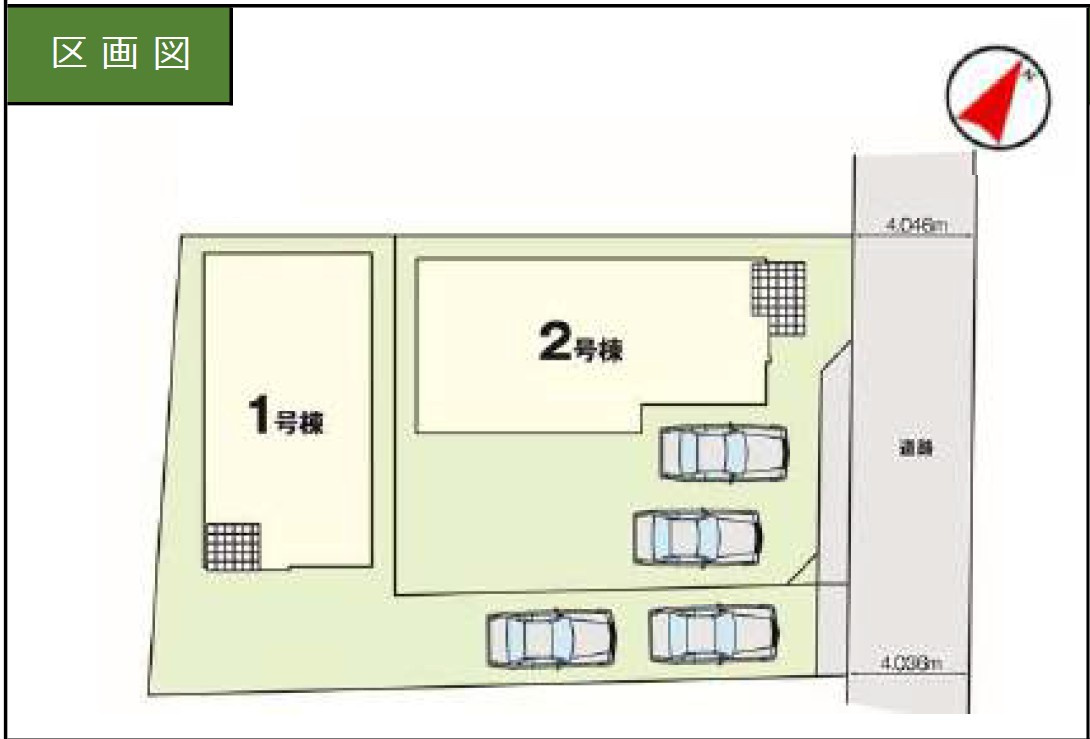仲介手数料不要　KEIAIビルド合志市幾久富１期【南ヶ丘小・合志中】の区画図
