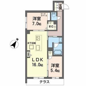 クリザンテームの間取り