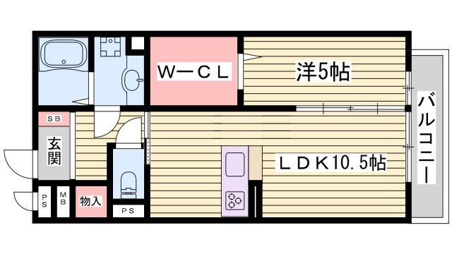 メゾン・ド・クルーの間取り