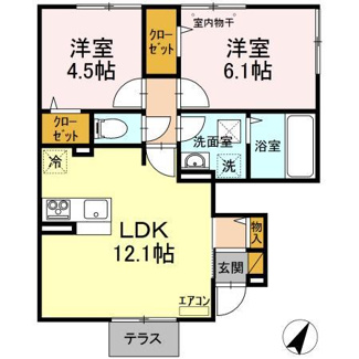 【間取り】 | La Forte（ラ・フォルテ）N棟