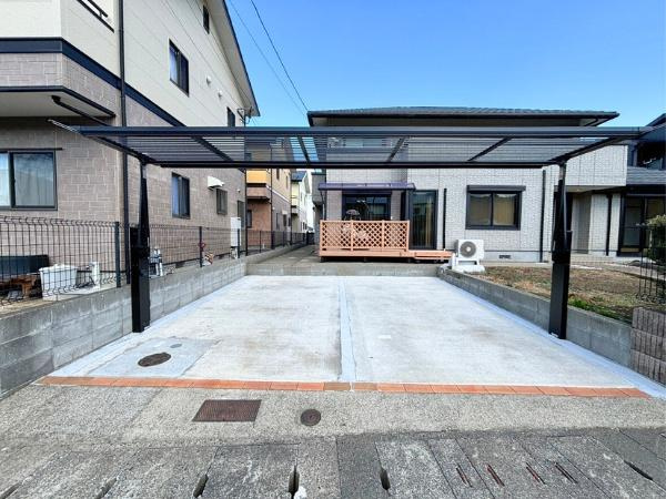 大在浜2丁目　中古の駐車場|屋根付きのカーポートで雨の日も安心！