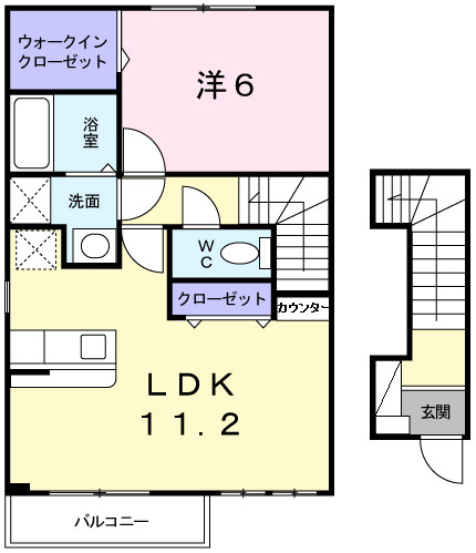 明石市松江のアパート