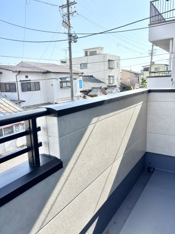 【仲介手数料無料／中村区】ケイアイスタイル中村区下中村町1期　全1棟　新築戸建のバルコニー
