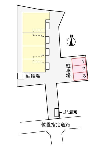 ル　パン　ジェルメの駐車場