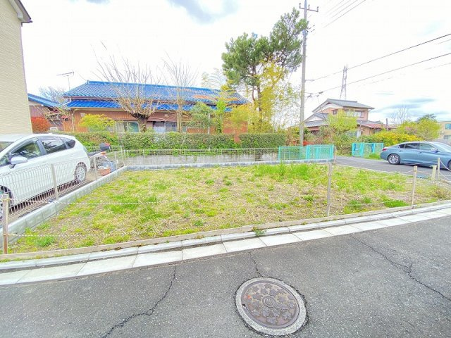 【外観】 | 志木市下宗岡3丁目　建築条件なし売地　全1区画　(志木本店) | 現地（2025年4月14日）撮影／建築条件なし・敷地面積90㎡です。