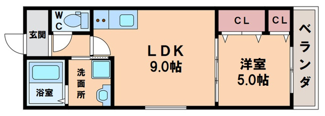 【間取り】 | フジパレス寺田町Ⅱ番館