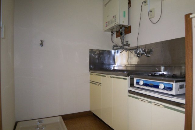 2口のガスコンロが設置可能です