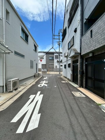 門真市御堂町の前面道路含む現地写真
