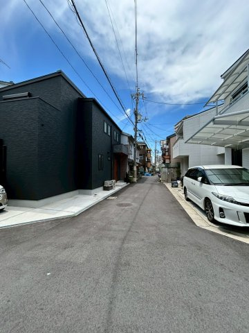 門真市御堂町の前面道路含む現地写真