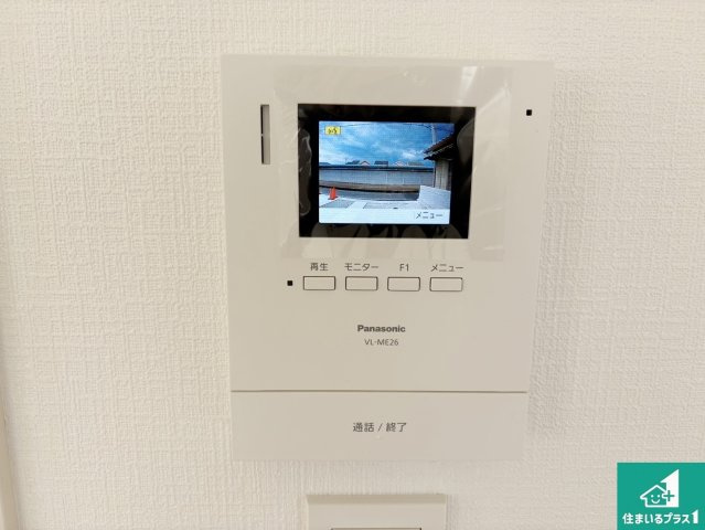 22(土)23(日)24(祝)現地説明会開催　大和郡山市今国府町　の防犯設備|カラーモニターインターホン！声だけでなく来訪者の姿や顔がモニターで確認できるので、小さなお子様がいらっしゃるご家庭でも安心できます！