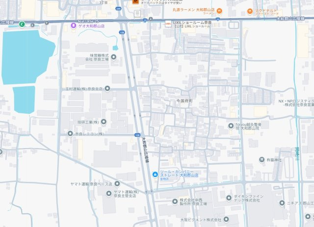 22(土)23(日)24(祝)現地説明会開催　大和郡山市今国府町　の地図