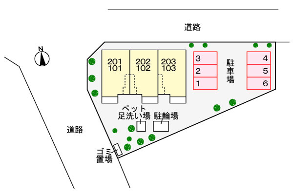 サンフォレスタ鎌倉２の区画図