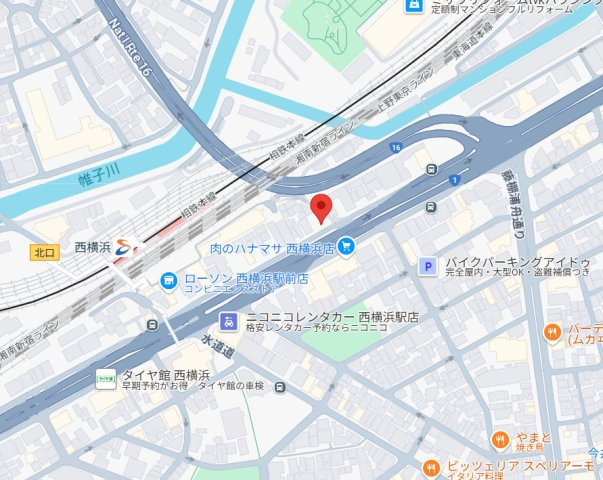 Ｃａｎａｒｏｓ横浜の地図