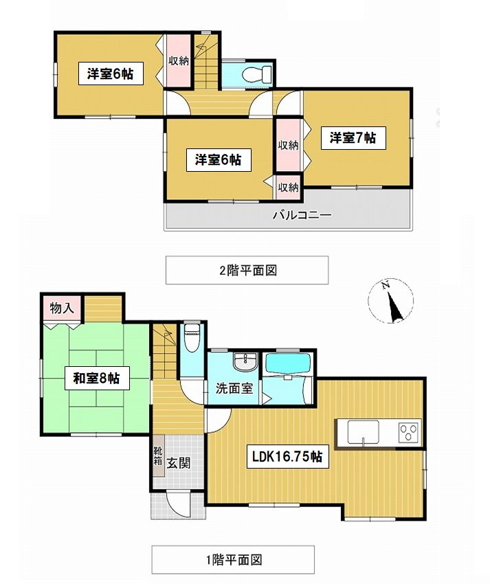 小山市間々田の間取り
