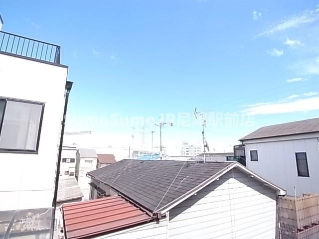 尼崎市猪名寺１丁目のアパートの展望