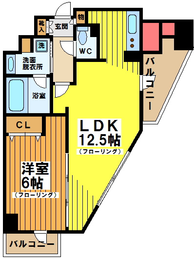 【間取り】 | ドゥーエ幡ヶ谷